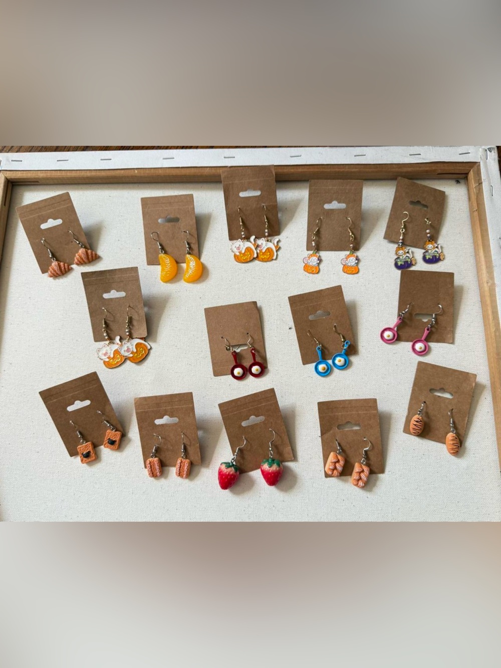 🍓 Novelty Earrings Lot -Cute Designs